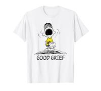 Peanuts - Charlie Brown Good Grief Baseball Tumulo Maglietta