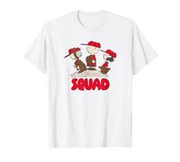 Peanuts Charlie Brown Lucy Sally, amici della squadra di baseball retrò Maglietta