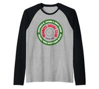 Peanuts Charlie Brown Social Club Felicità Amici Classico Maglia con Maniche Raglan