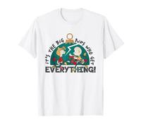 Peanuts Charlie Brown Xmas Sally Big Kid Sparkly Box Friends Maglietta