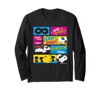 Peanuts Comic Snoopy Masked Hero Super Hero Rescue Dog Strip Maglia a Manica