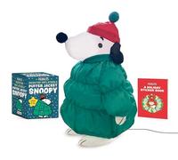 Peanuts Desktop Inflatable Puffer Jacket Snoopy: Stands 14" Tall