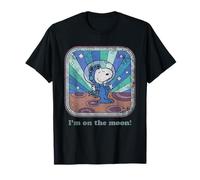 Peanuts Groovy Vibes Snoopy Astronauta Moon Space Explorer Maglietta