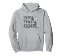 Peanuts Joe Cool Snoopy Way Too Graffiti Art Urban Felpa con Cappuccio