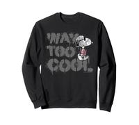 Peanuts Joe Cool Snoopy Way Too Graffiti - Stencil per Arte Urbana Felpa