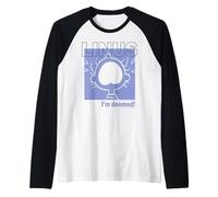 Peanuts Linus Doomed Bad Day Maledetto Vita Mai Classico Felice Maglia con Maniche Raglan