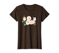 Peanuts - Lucy & Patty Maglietta, Donna, Marrone, S