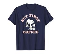 Peanuts Ma First Coffee Snoopy Maglietta
