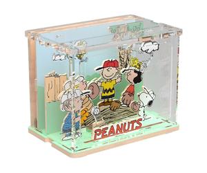 Peanuts Puremind DIY Construction Mini Scene Baseball Time Pantasy