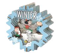 Peanuts Puremind Model Kit In Legno Theater Winter Wonderland Pantasy