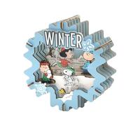 Peanuts Puremind Model Kit In Legno Theater Winter Wonderland Pantasy