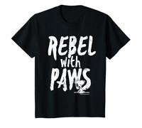 Peanuts Ribelle con Zampe Snoopy Retro Anni '80 Fumetto Fresco Classico Maglietta