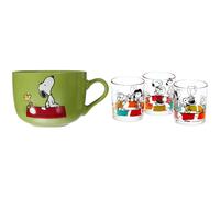 Peanuts Set 6 Tazze Jumbo Ceramica Multicolore 6 unit & agrave (Confezione da 1)