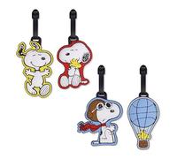 Peanuts Snoopy 4PCS Targhette per bagagli