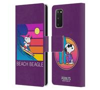 PEANUTS SNOOPY ALOHA DISCO CUSTODIA COVER A PORTAFOGLIO PER SAMSUNG TELEFONI 1