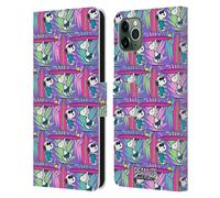 PEANUTS SNOOPY ALOHA DISCO CUSTODIA COVER PORTAFOGLIO IN PELLE PER APPLE iPHONE