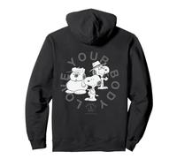 Peanuts Snoopy ama il tuo corpo positivo invecchiamento sano mente Felpa con Cappuccio