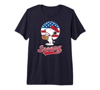 Peanuts - Snoopy Americana Baseball Maglietta Premium