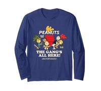 Peanuts Snoopy Autunno Casa del Cane Gang Amici Divertimento Buoni Tempi Maglia a Manica