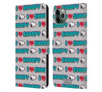 PEANUTS SNOOPY BOARDWALK AIRBRUSH CUSTODIA COVER A PORTAFOGLIO PER APPLE iPHONE