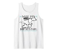 Peanuts Snoopy Buon Cane Atteggiamento Cattivo Pazzo Classico Beagle Canotta