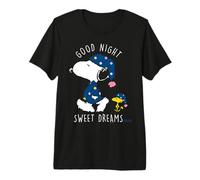 Peanuts - Snoopy Buonanotte Sogni d'oro Maglietta Premium