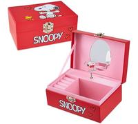 Peanuts Snoopy Carillon Portagioie Bambina con Scomparti - Regalo Ragazzina