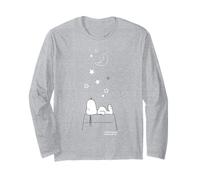 Peanuts Snoopy - Casetta per Cani con Cielo Notturno e Stella sognatrice Maglia a Manica