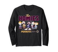 Peanuts Snoopy Charlie Brown Amici Homies Club 50s Retro Maglia a Manica