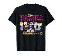 Peanuts Snoopy Charlie Brown Amici Homies Club 50s Retro Maglietta