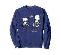 Peanuts Snoopy Charlie Brown Amicizia Woodstock BFF XOXO Felpa