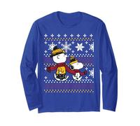 Peanuts Snoopy Charlie Brown Christmas Pattern Christmas Classic Maglia a Manica