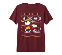 Peanuts Snoopy Charlie Brown Christmas Pattern Christmas Classic Maglietta Premium