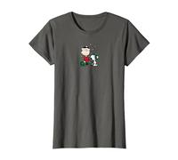 Peanuts - Snoopy Charlie Brown Corona Maglietta, Donna, Asfalto, S