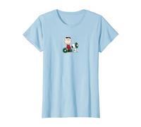 Peanuts - Snoopy Charlie Brown Corona Maglietta, Donna, Celeste, S