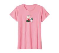 Peanuts - Snoopy Charlie Brown Corona Maglietta, Donna, Rosa, S