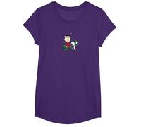 Peanuts - Snoopy Charlie Brown Corona Maglietta, Ragazze, Viola, S