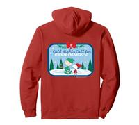 Peanuts Snoopy Charlie Brown Merry Xmas Pigiama Inverno Retro Felpa con Cappuccio