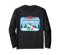 Peanuts Snoopy Charlie Brown Merry Xmas Pigiama Inverno Retro Maglia a Manica