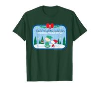 Peanuts Snoopy Charlie Brown Merry Xmas Pigiama Inverno Retro Maglietta