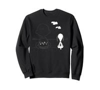 Peanuts Snoopy Charlie Brown Migliori Amici Insieme BFF Retro Felpa