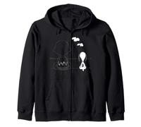 Peanuts Snoopy Charlie Brown Migliori Amici Insieme BFF Retro Felpa con Cappuccio