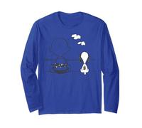 Peanuts Snoopy Charlie Brown Migliori Amici Insieme BFF Retro Maglia a Manica