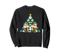 Peanuts Snoopy Charlie Lucy Sally Linus Albero di Natale Regali Felpa