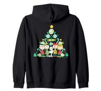 Peanuts Snoopy Charlie Lucy Sally Linus Albero di Natale Regali Felpa con Cappuccio