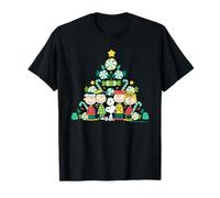 Peanuts Snoopy Charlie Lucy Sally Linus Albero di Natale Regali Maglietta