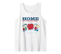 Peanuts Snoopy Charlie Xmas Brown Lucy Sally - Divertente Vacanza per Cani Canotta