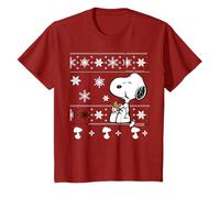 Peanuts Snoopy Christmas Christmas Classic Cookie Pattern Festive Maglietta