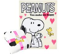 Peanuts Snoopy Coperta Pile Letto Morbido Accogliente Coperte Letta Decorazione Della Camera da Letto 150 x 130cm Accessori Viaggio Regali per Lei