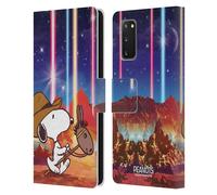 PEANUTS SNOOPY COWBOY SPAZIO CUSTODIA COVER A PORTAFOGLIO PER SAMSUNG TELEFONI 1